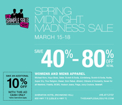 SPRING MIDNIGHT MADNESS SALE 