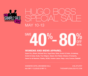 HUGO BOSS SPECIAL SELL