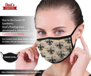 New high quality with your own design mask just by one order
