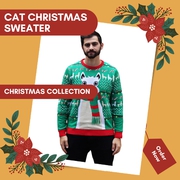 Cat Christmas Sweater